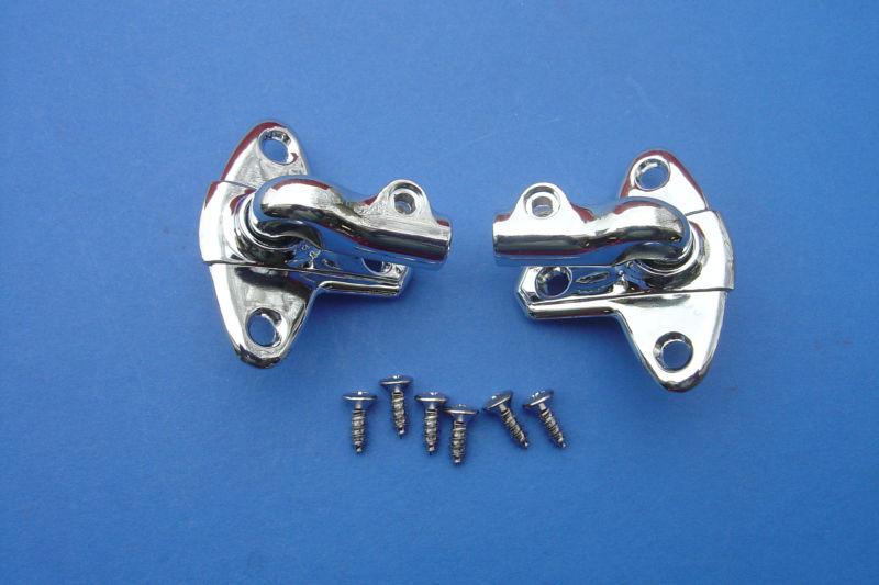 1959-60-61-62-1963 chevrolet impala bel air sunvisor brackets-hardtop-sedan-pair