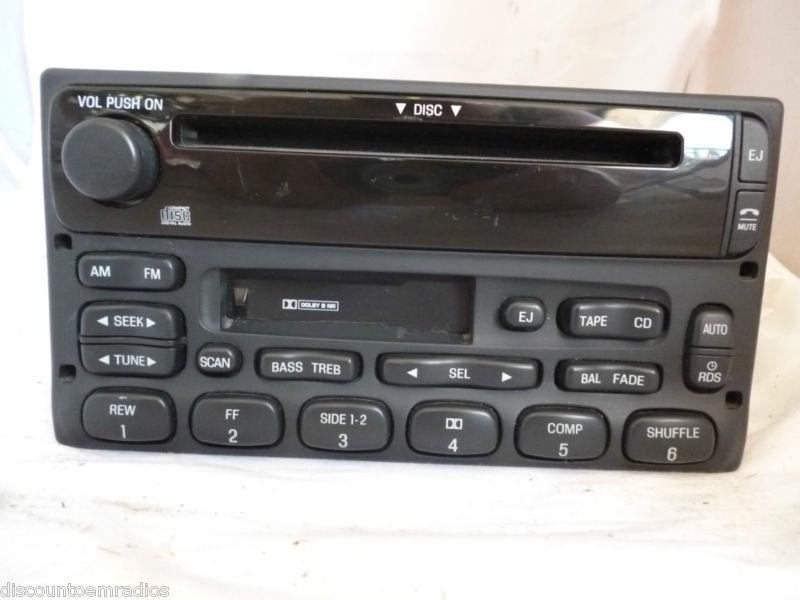 98-01 ford explorer mountaineer premium radio cd cassette f87f-18c868-cd oem *