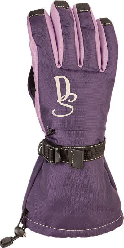 Divas snowgear divine ii womens gloves eggplant/ivory x-large