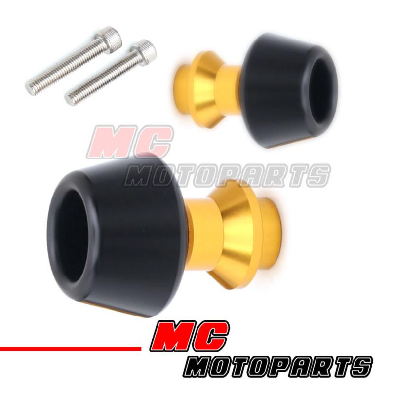 Gold protector swingarm spools honda cbr1000rr / fireblade / abs 04-11 12 13