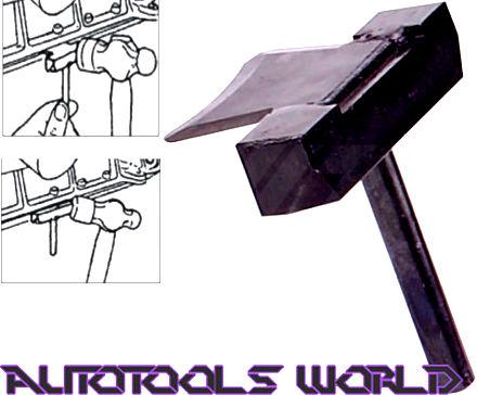 Oil pan gasket seal separator remover tool