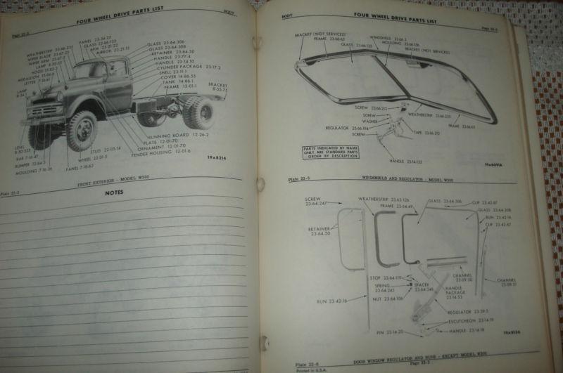 Sell 1957 DODGE TRUCK PARTS BOOK ORIGINAL RARE MOPAR LIST CATALOG K