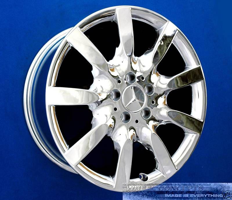 Mercedes s550 s600 18 inch chrome wheel exchange s 550