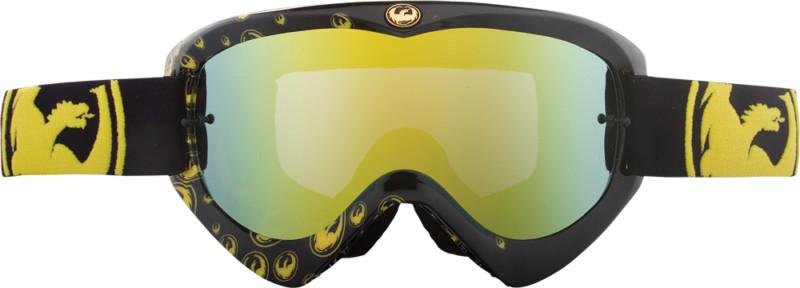 Dragon alliance mdx ionized goggles gold icon/gold lens