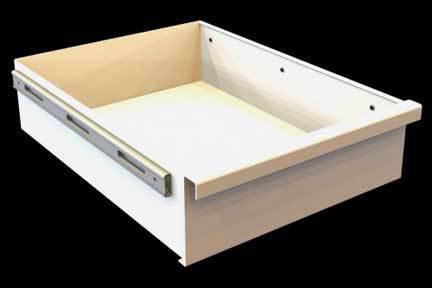 607990 5.5-inch deep drawer for jobox 675990/675996/676990/676996 - white
