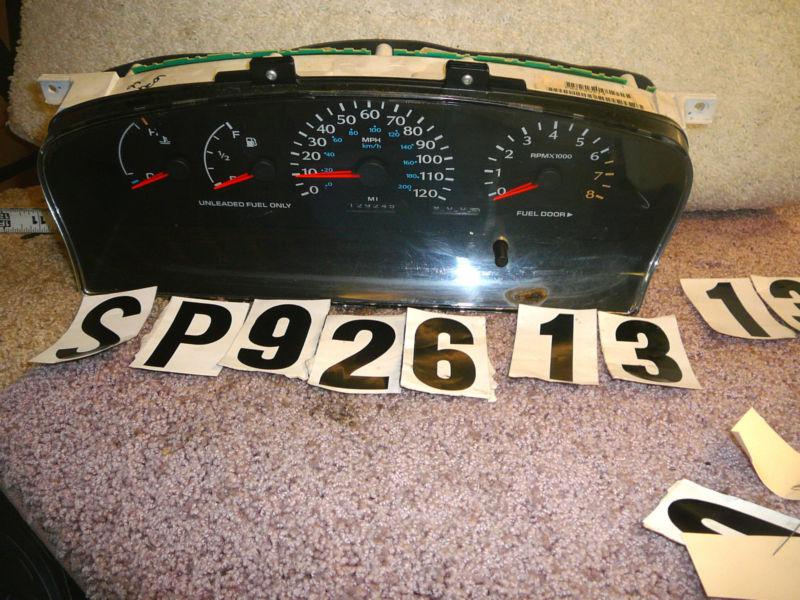 Sell 97,98,99 Dodge/Plymouth Neon 8000 RPM Speedometer Cluster
