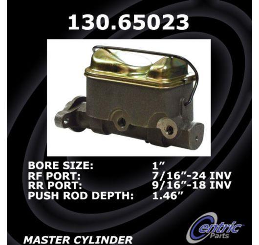 Centric brake master cylinder new f250 truck econoline van ford 130.65023