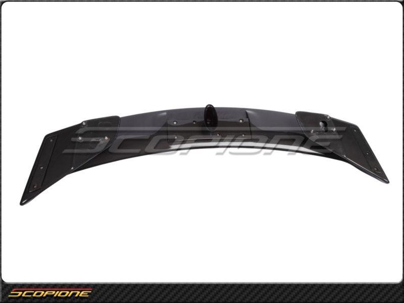 Scopione Nissan 09-14 GT-R GTR R35 BLK Glossy Carbon Fiber Trunk Spoiler Type-1, US $1,249.87, image 5