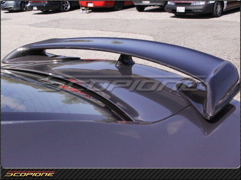 Scopione Nissan 09-14 GT-R GTR R35 BLK Glossy Carbon Fiber Trunk Spoiler Type-1, US $1,249.87, image 10