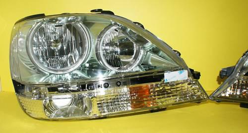 Lexus rx300 1999-2000 headlights projectors set! chrome