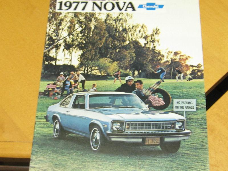 Purchase 1977 CHEVROLET NOVA FACTORY COLOR DEALER BROCHURE in Leonardo