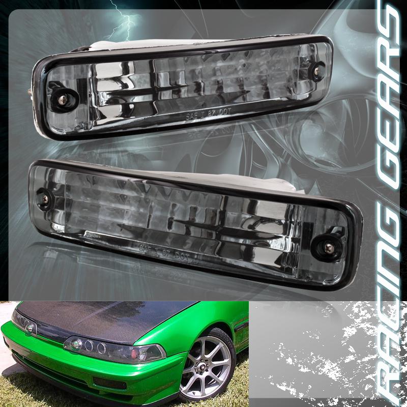 Purchase 19901991 Acura Integra Euro Smoke Lens Front Bumper Side