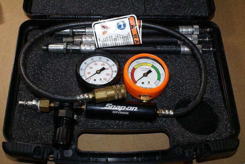 Snap on diagnostic gauge set cylinder leakage tester eepv309a ~ no reserve!