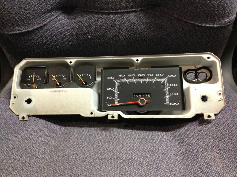 1970-1972 duster dart demon scamp intrument cluster without bezel