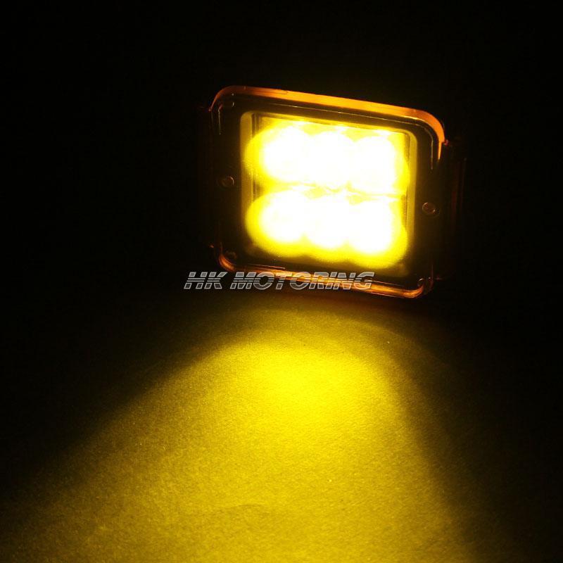 Amber PC Led Light Optic Protective Cover For 16W 18W Work Light Protect Cover, US $5.69, image 4