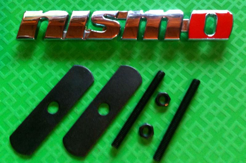 Nismo car hood front grill badge logo emblem 200sx 240sx gtr gts r35 r34 nissan