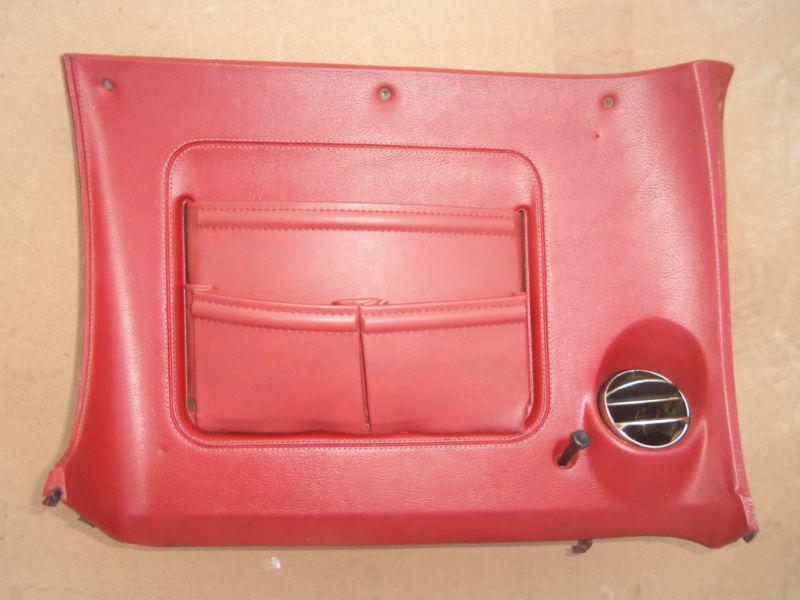 71-77 corvette lower right dash pad, map pocket