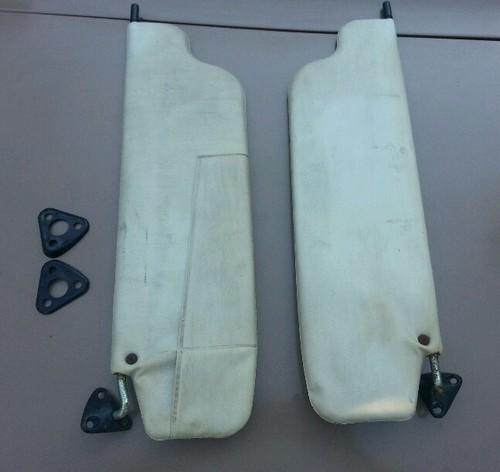 Datsun 240z sun visor set white 1970 1971 1972 1973 