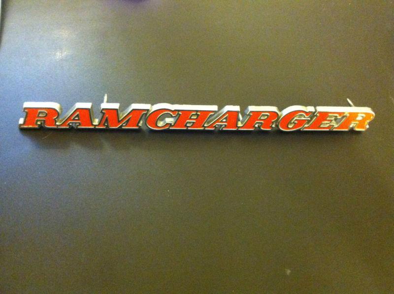 1974 dodge ramcharger original emblem 75 76 77 78 79 80
