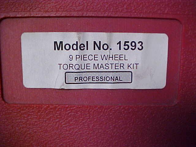 Professional 9 Piece Wheel Torque Socket Master Kit Set Model No. 1593, US $95.00, image 11