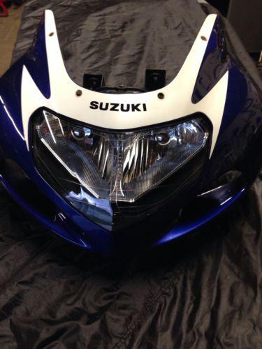 01-03 suzuki  gsxr 600 750 1000 upper fairing  nose cowl oem with head light