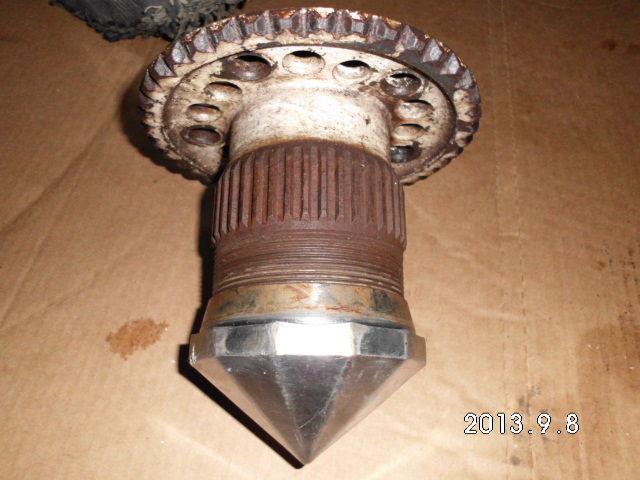 Universal 5 lug left side dayton adapter w/bullet for  wire wheels came off 22s