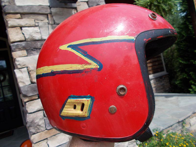 Purchase OLD 3/4 motorcycle helmet,..UGLY,... B 12 in Chesnee, South