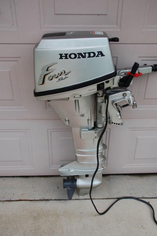 2006 9.9 hp honda outboard 4-stroke electric start long shaft