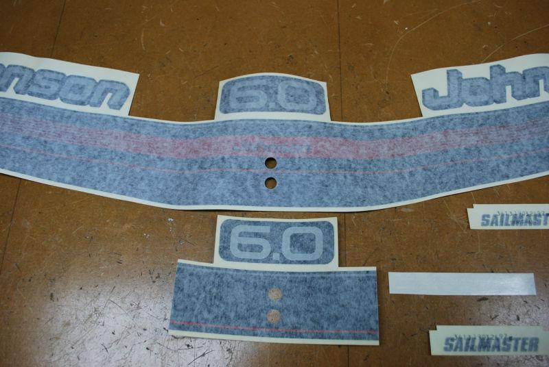 Johnson Outboard 6hp Decal Set OEM 437731 6, US $26.99, image 3