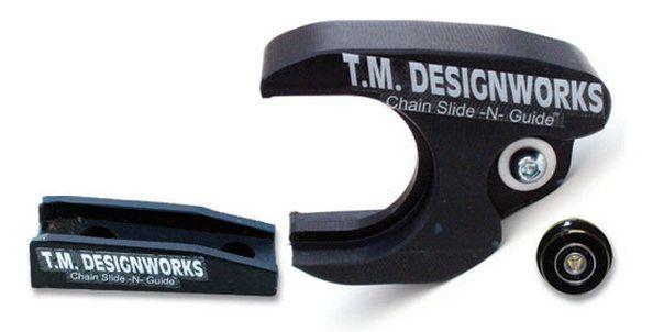 Tm designworks slide-n-guide kit black for yamaha yfz450 04-10