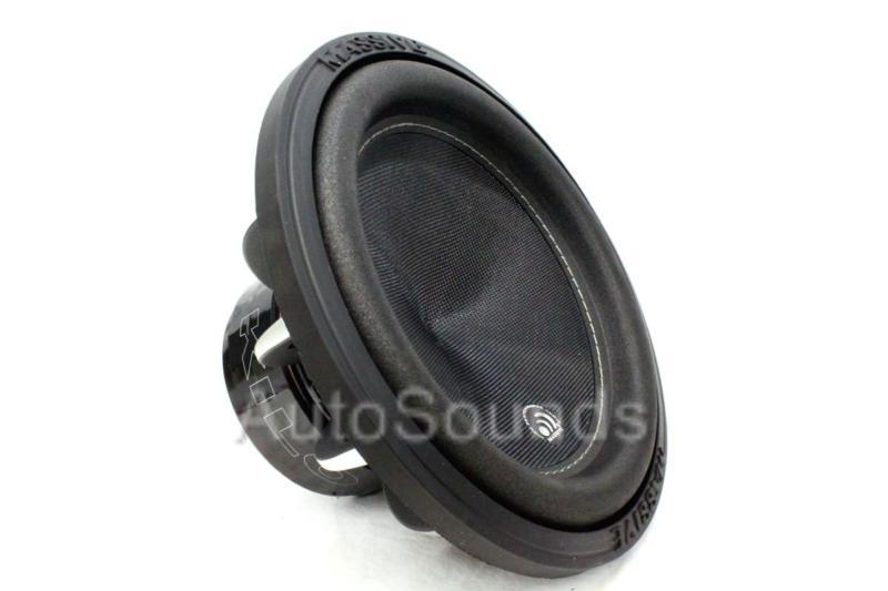 Massive audio kilo 124 kilo series 1000 watt 12" dual 4 ohm car audio subwoofer
