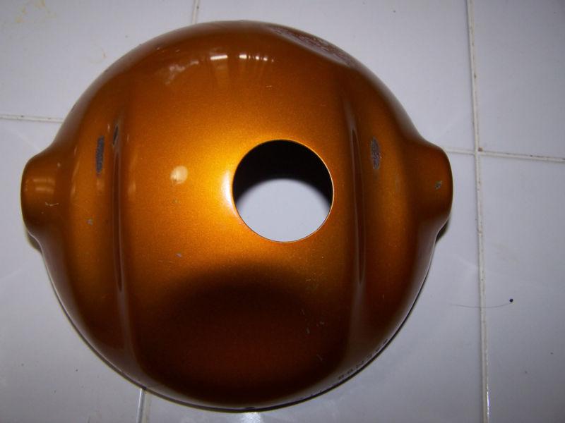 Yamaha 1972 ds7 headlight bucket  gold 