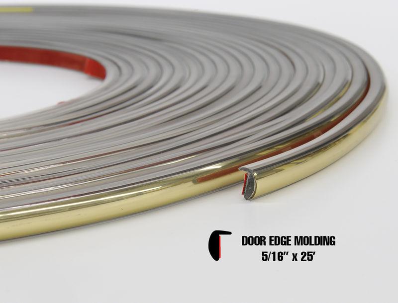 Door edge & lip molding l style * 5/16"x 25' gold