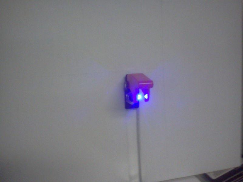 BLUE LED LIT TOGGLE SWITCH WITH RED SAFETY COVER AUTO CAR TRUCK, US $3.99, image 3