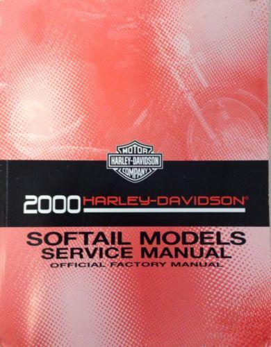 Harley davidson 2000 softail models service manual 99482-00