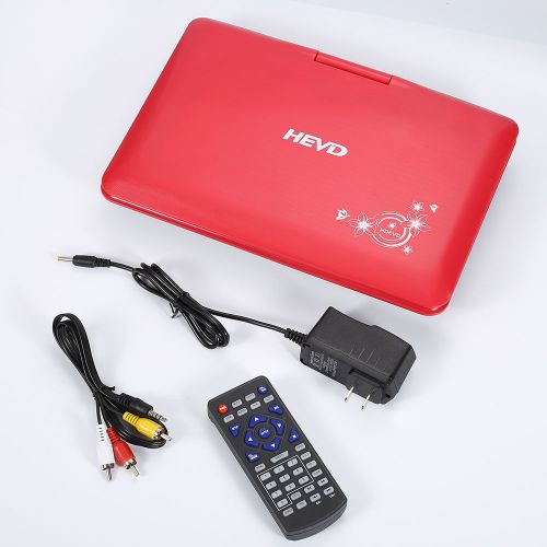 Upgrade 9&#034; portable dvd player with game fm tv usb &amp; mc card port high-capacity