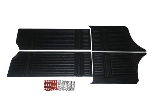 Pg classic 7502-100 mopar 1967 staellie gtx  front &amp; rear door panels black