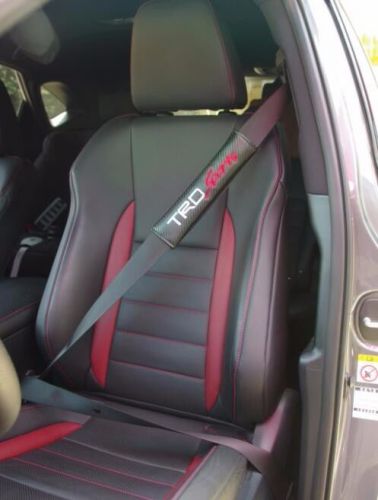 2x superior quality seat belt toyota trd shoulder protectors pads car truck suv