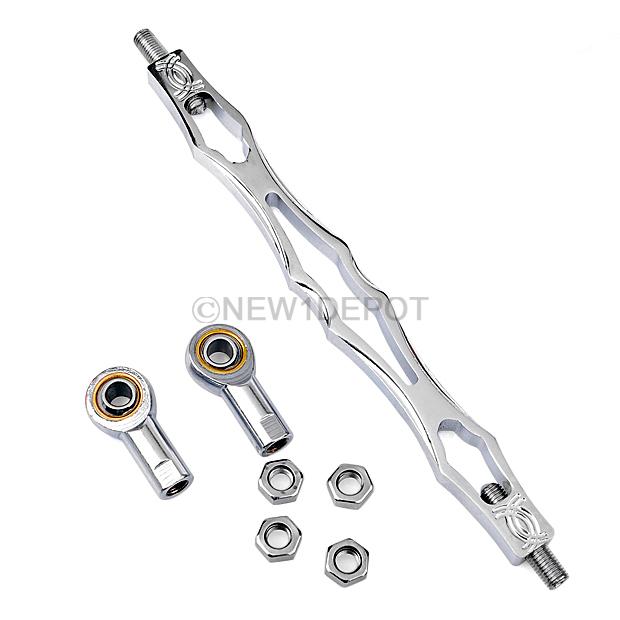 New chrome diamond shift linkage fit for harley dyna wide glide fxdwg 1985-2008