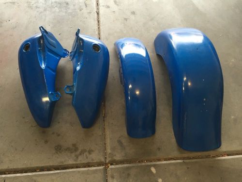 Custom chopper tin set - gas tank fenders harley