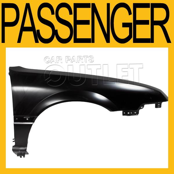 1986-1989 acura integra passenger right front fender primered black replacement