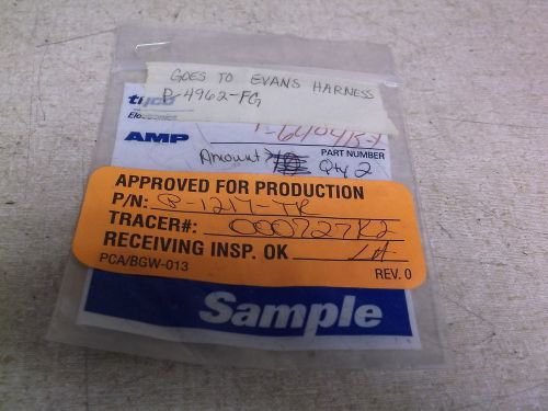 New amp p-1217-tr 16404b-1, sample pack of 2 terminal connectors *free shipping*