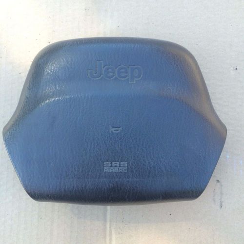 99 1999 jeep cherokee xj steering wheel air bag charcoal 97-01