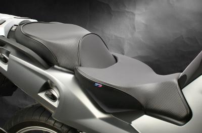 Sargent world sport perf seat low height black w/ black accent bmw k1200 02-11