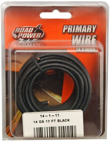 Road power 55667133 primary electrical wire, 14 gauge, 17&#039;, blac
