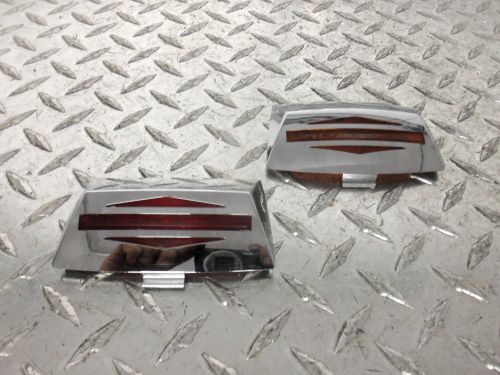 Harley davidson fl softail touring bar and shield fender tip lens