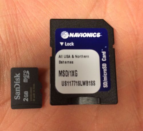 Navionics gold sd card all usa and n. bahamas micro 2gb northern msd/1xg chip