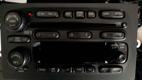 2005 gmc yukon am/fm stereo w/6 disc cd changer