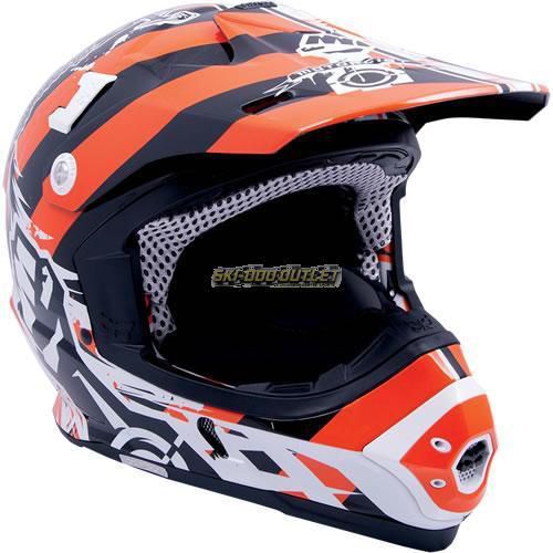 2017 motorfirst magento helmet-orange/white