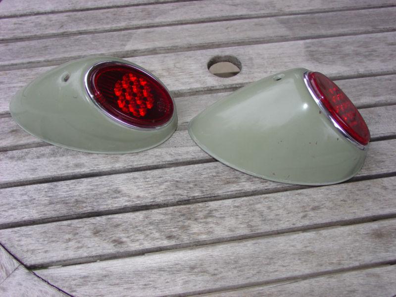 Vintage VW Hella snowflake taillight housings, assemblies, original 1959, US $125.00, image 3